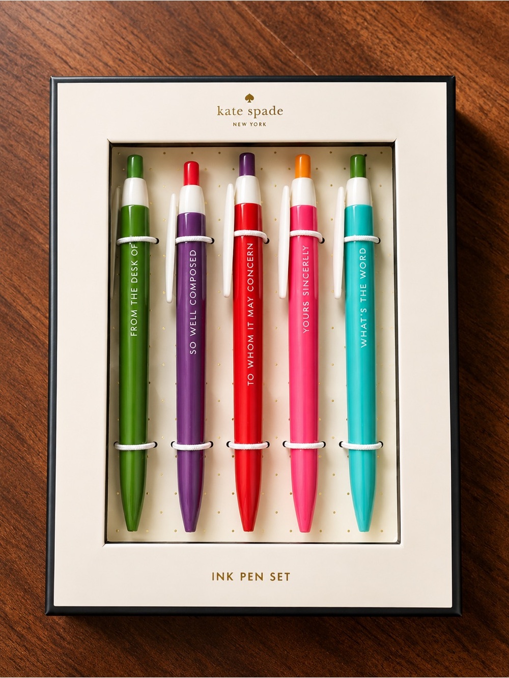 kate spade Bright Multicolor Ink Pen Set